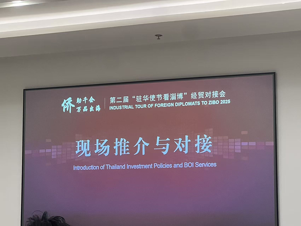 德菲医疗受邀出席“第二届驻华使节看淄博”经贸对接会