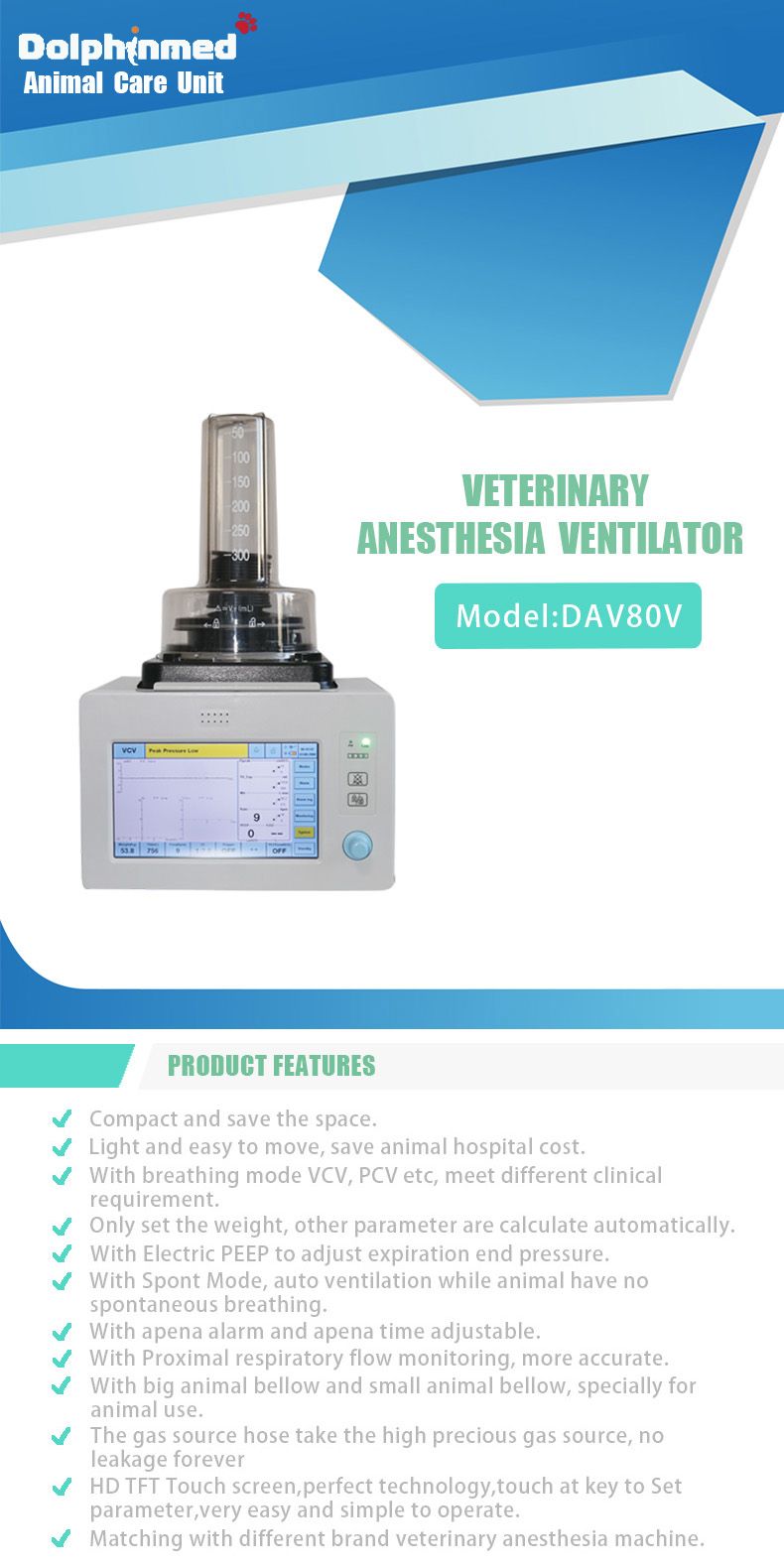 Anesthesia Ventilator(Model:DAV80) Anesthesia Ventilator(Model:DAV80)